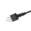 BW 10 piezas negras cable para audífono de 3 núcleos 8