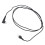 BW 10 piezas negras cable para audífono de 3 núcleos 11