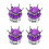 4er-Set Crown Diamond Ventilkappen lila Kupferkern 1