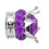 4er-Set Crown Diamond Ventilkappen lila Kupferkern 13