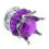 4er-Set Crown Diamond Ventilkappen lila Kupferkern 8