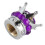 4er-Set Crown Diamond Ventilkappen lila Kupferkern 9