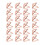 24 piezas Portatarjetas triangular con clip - Oro rosa 2