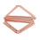 24 piezas Portatarjetas triangular con clip - Oro rosa 8