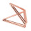 24 piezas Portatarjetas triangular con clip - Oro rosa 3
