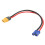 Cable EC3 de 14AWG 22.8cm/9.0in Silicona Plástica 14