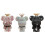 Ambientador de oso con strass 58*75MM W/P/B 1