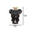 Ambientador de oso con strass 58*75MM W/P/B 3