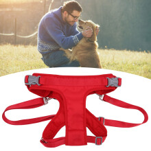 Arnés de elevación para perros talla M rojo cabestrillo para la pata delantera felpa