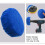 20 piezas de almohadillas de microfibra azul de 5–6 pulgadas 11