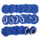 20 piezas de almohadillas de microfibra azul de 5–6 pulgadas 2