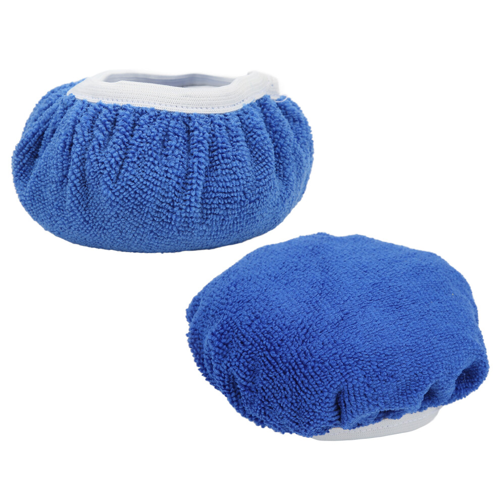 20 Pieces Car Polishing Bonnet Pads Microfiber Waxing Buffing Cover For 5 To 6In Auto Polishers 7601321423214