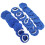 20 piezas de almohadillas de microfibra azul de 5–6 pulgadas 16