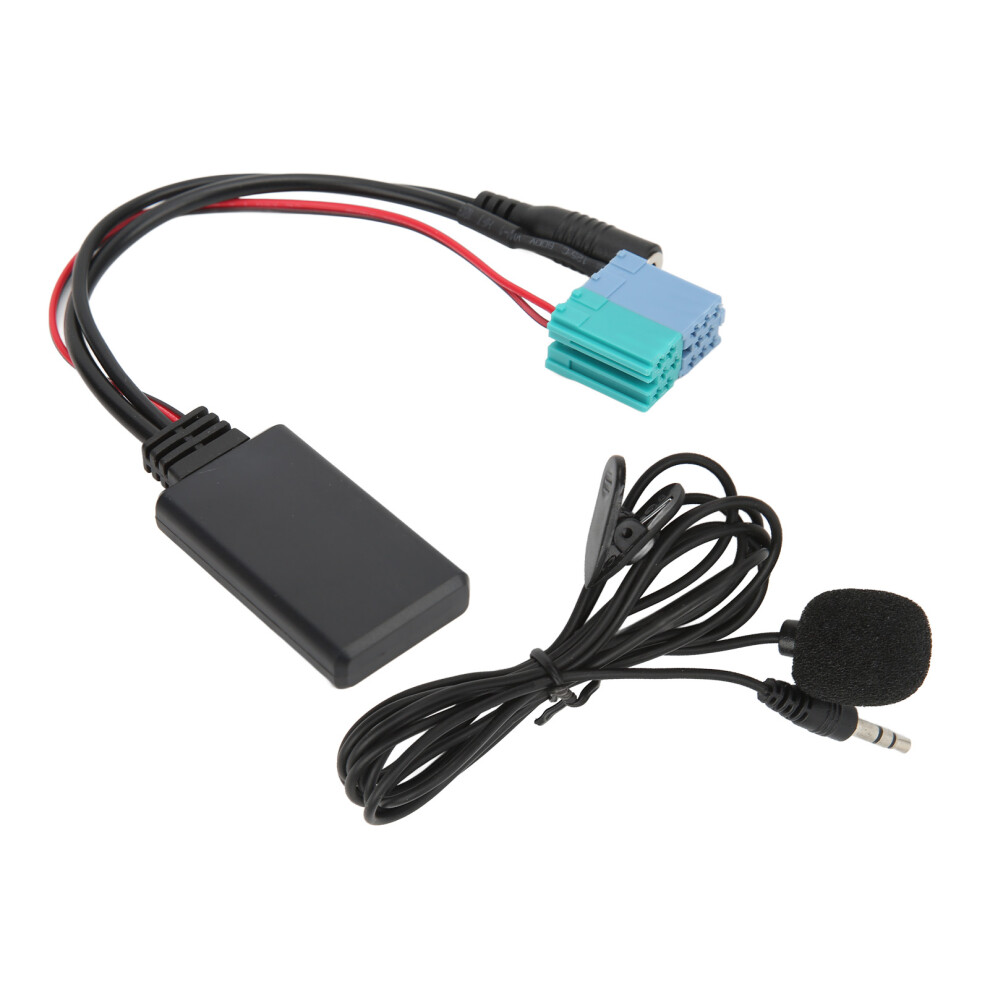 Car Bluetooth Module Audio Aux Cable Microphone MINI ISO Port for Stereo 8PIN 6PIN Port