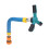 Trampolin-Sprinkler 360 ABS+304SS, 2,5 cm 16