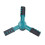 Trampolin-Sprinkler 360 ABS+304SS, 2,5 cm 8