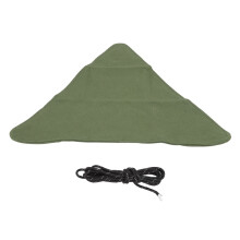 Taburete trípode de tela, 82 g, plegable, verde militar