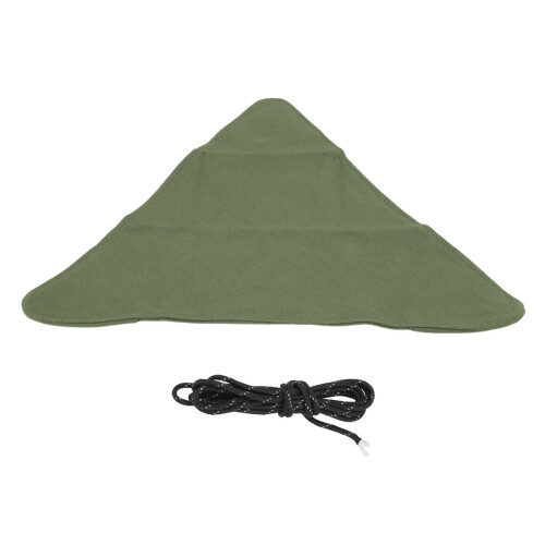 Taburete trípode de tela, 82 g, plegable, verde militar
