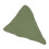 Taburete trípode de tela, 82 g, plegable, verde militar 3