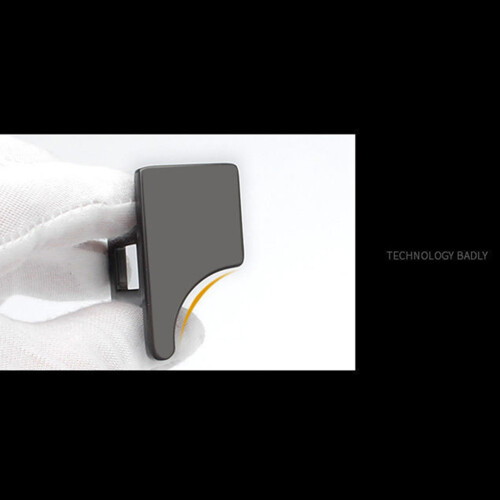 Universeller Auto-Gurtclip 43x23x35MM Schwarz & Silber 2