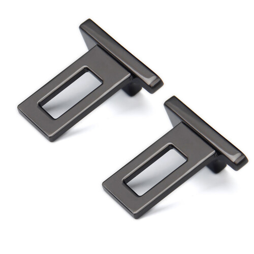 Universeller Auto-Gurtclip 43x23x35MM Schwarz & Silber 1