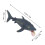 Helicoprion Hai Modell 19,3 x 7,5 x 7,3 cm 11