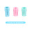 Conjunto de 3 adaptadores de pluma para Explore Air 3/Maker - 3 colores 3