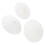 3 piezas paraguas de papel en blanco 20/30/40cm mango largo 15