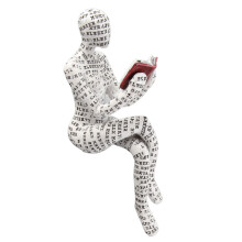 Figura de mujer que lee de resina 100 g 138.5/198.5 cm