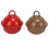 20 Stück bunte Glöckchen, 22 mm, Rotbraun, Eisen 8