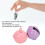 20 Stück Rosa & Lila Glöckchen 22 mm Eisen DIY 8