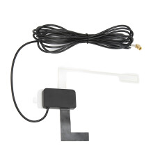 Antena de coche DAB SMB ganancia de 10 dB ABS cable de 118,11 pulgadas