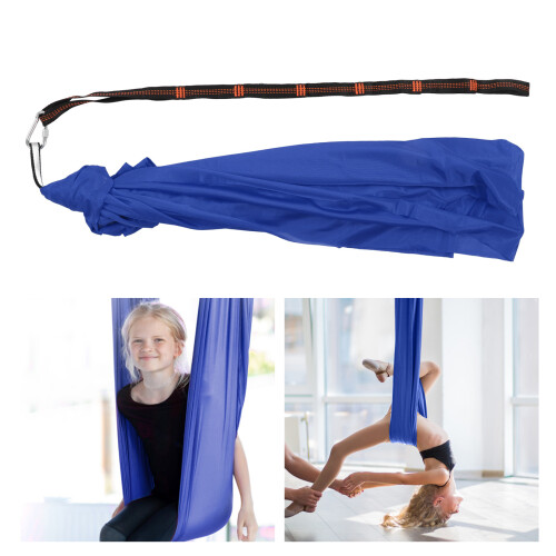 Hamaca elástica para niños - azul, poliéster