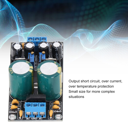 Módulo regulador de voltaje LM317 LM337 1.5A AC10-24V 2