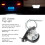 Universelle LED-Kennzeichenleuchte 6SMD Weiß 9