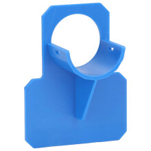 Soporte para tubos azul para piscina elevada 10x8cm 3.8cm