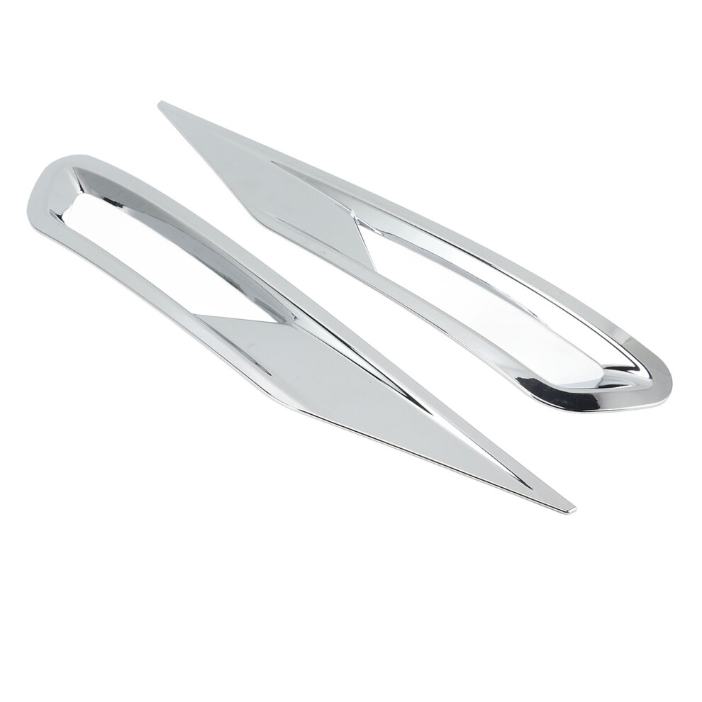2Pcs Front Fog Cover Trim Fog Lamp Bezel Frame Replacement For Xc60 2018Â2021 Light/Silver 6911321427992