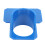 Blaues 32-mm-Poolschlauch-Auslassrohr-Halter-Set 5