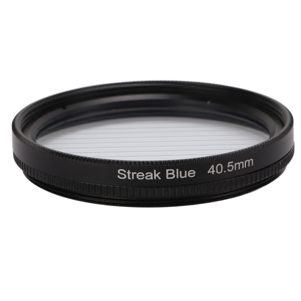 Junestar Streak Special Effects Filter Dot To Line Filter Waterproof Camera Accessories 40.5Mm Blue 8121321431709