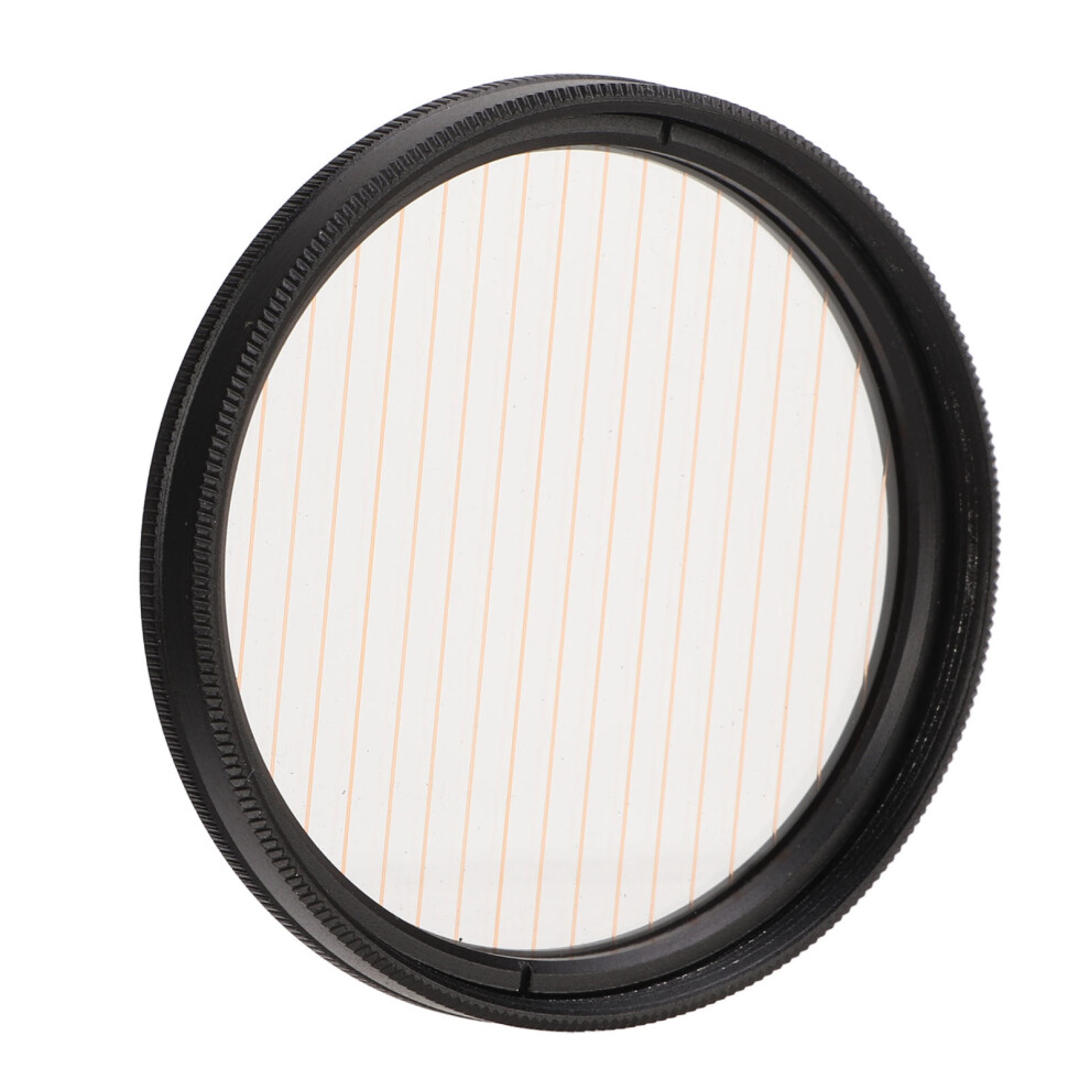 Junestar Camera Lens Filter Streak Anamorphic Effect Photography Filter Accessories 46Mm/1.81In Gold 9401321432203