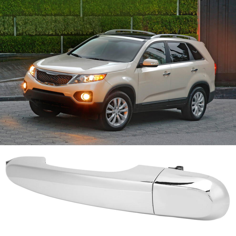 Rear Left Exterior Outside Door Handle Electroplated 826512P010 Replacement For Kia Sorento 2011Â2015 Without Hole 4941321432667