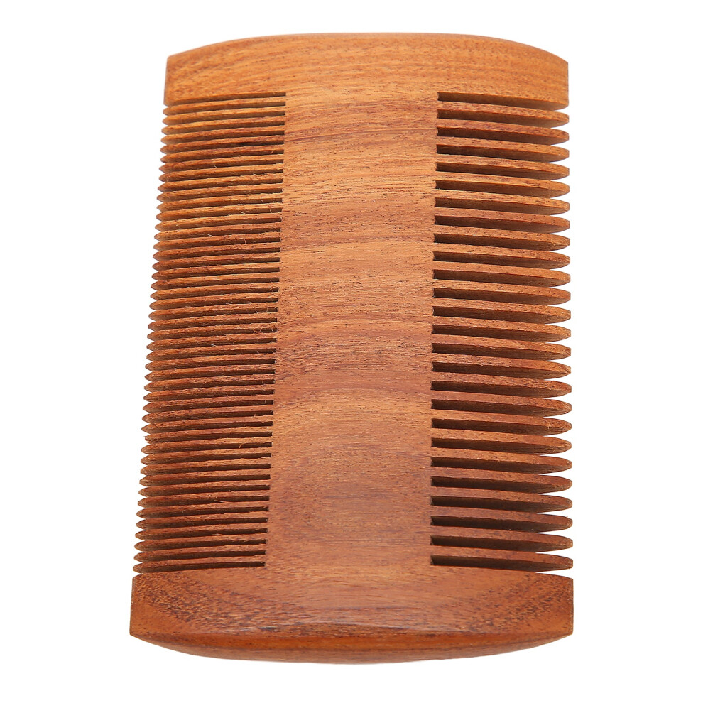 Unisex Lice Comb Australian Rosewood Double Sided Beard Potable Comb Fine Toothed Grate Comb