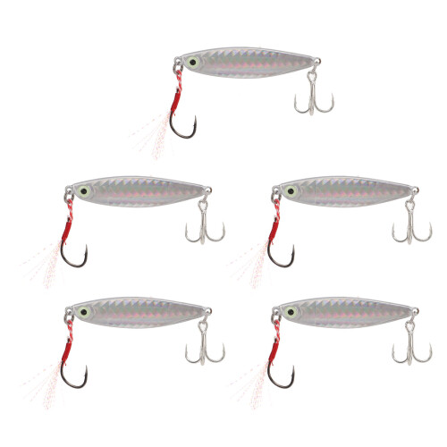 Vib 20 g Metall-Hardbait, 5 Stück, Silber 1