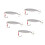 Vib 20 g Metall-Hardbait, 5 Stück, Silber 16