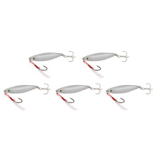 5 piezas 20 g Vib cebo de metal hierro plateado