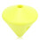 Freitauchen-Lanyard-Fixierer ABS 7.5x8cm 13mm gelb 2
