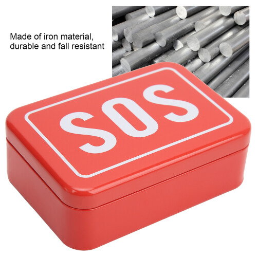 Mini-SOS-Eisenbox 9,5  6,5  3 cm, Farbe wie abgebildet 2