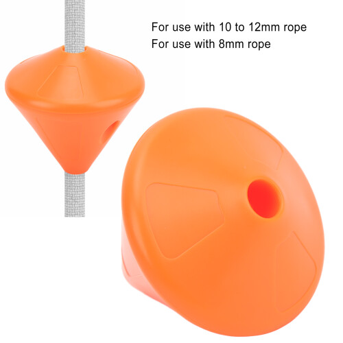 Fixador de cordón para buceo libre ABS 7,5  8 cm 13 mm naranja 2