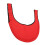 Bowling Seesaw Tasche 60cm Rot 1-Ball-Schlinge 9