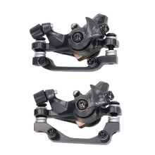 2 piezas kit de frenos de disco delantero/trasero de 160 mm negro
